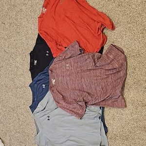 Under Armor 5 Tee Bundle Large and Xl